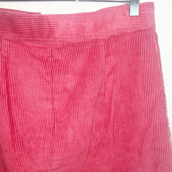 Gap Gold Zip Cord Cotton Corduroy Baroque Rose Mini Skirt - Picture 9 of 9